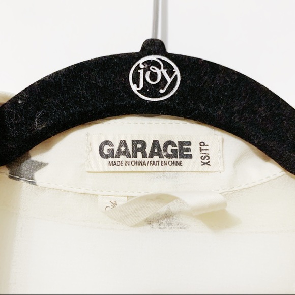 Cream star printed chiffon top - Picture 5 of 5